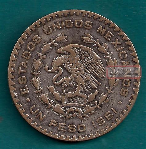 1961 mexican peso|1 Peso 1961 Mexican Coins (1905.